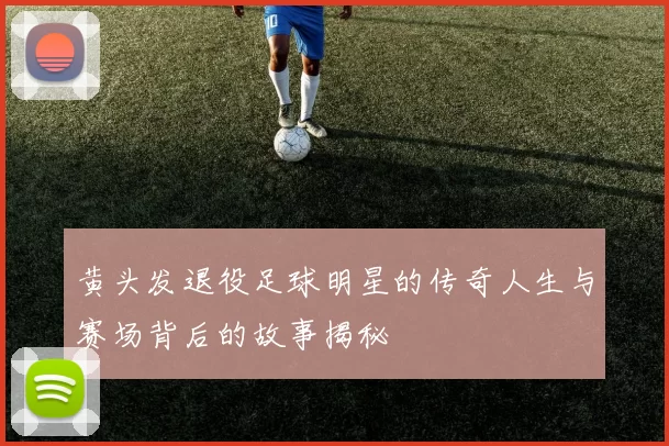 黄头发退役足球明星的传奇人生与赛场背后的故事揭秘