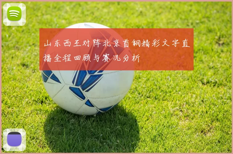 山东西王对阵北京首钢精彩文字直播全程回顾与赛况分析